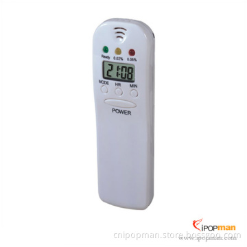 Keychain Alcohol Tester Breathalyzer With LED Indicators and Clock (I-ALT-18)